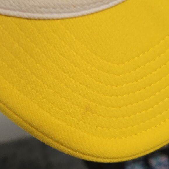 TNA Sporting Goods Blue Yellow & White Trucker Cap Hat Adjustable O/S - Picture 7 of 13
